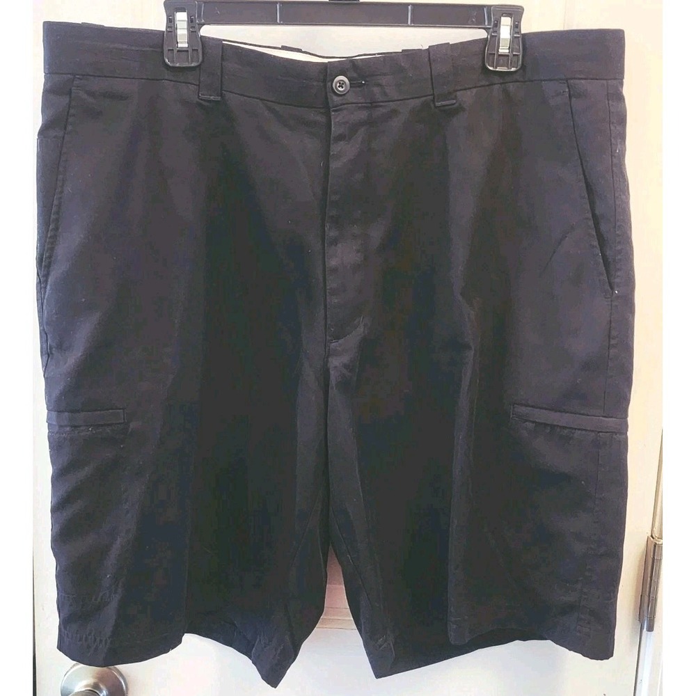 Men's Size 38 Top Flite Black Golf Shorts 100% Polyester Pockets